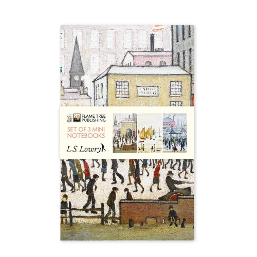 L.S. Lowry Set of 3 Mini Notebooks • L S LOWRY MINI NOTEBOOK COLLECTION