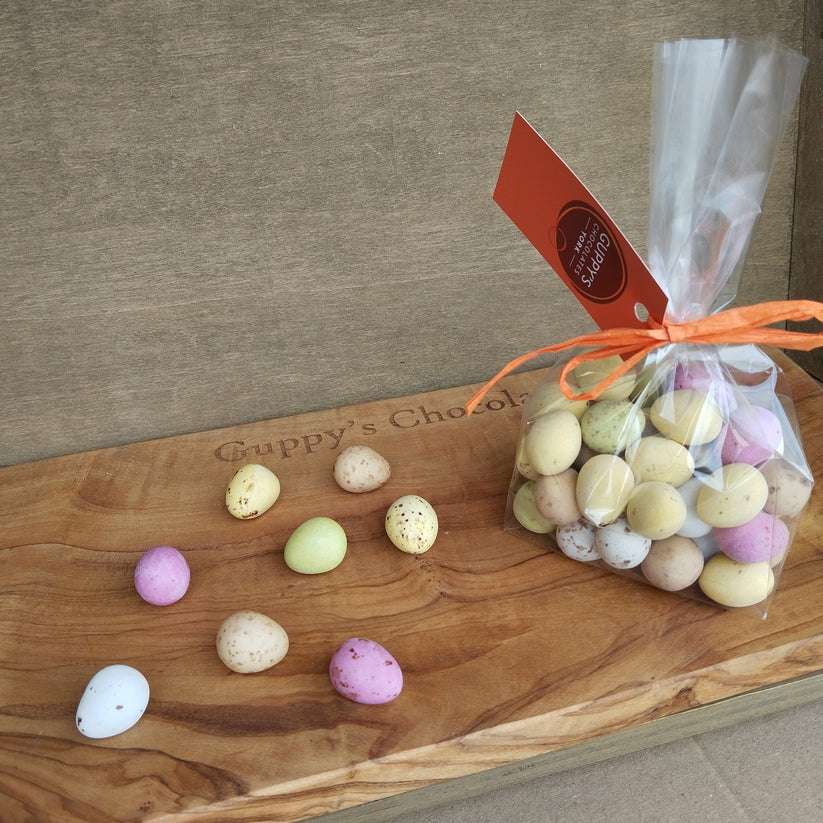 Milk Chocolate Speckled Eggs • Milk Chocolate Speckled Eggs