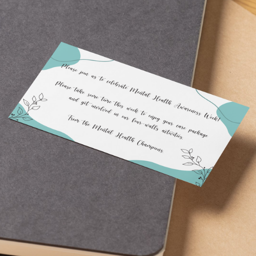 Full Colour Custom Design Gift Note (Minimum Order 25) • Full Colour Printed Gift Message