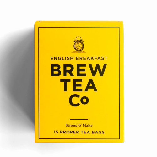 English Breakfast Tea | Brew Tea Co • Brew Tea Co. 15 Proper Tea Bags