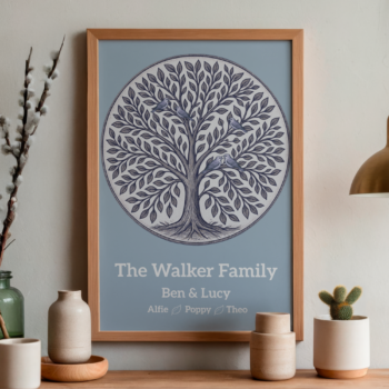 Personalised Family Tree Print