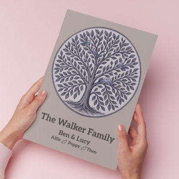 Personalised Family Tree Print